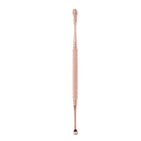 HKM-431955 Rose Gold Double-Headed Stainless Steel Ear Pick with Spiral Design