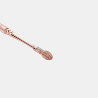 HKM-431955 Rose Gold Double-Headed Stainless Steel Ear Pick with Spiral Design
