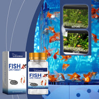 HKM-681171 Ornamental Fish Aquarium Salt Tablets for pH Stability, Water Softening, and Mineral Enrichment