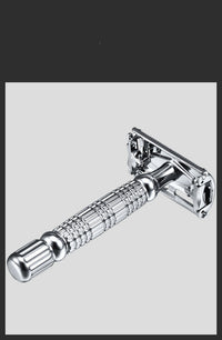 HKM-069843 Classic Double-Sided Manual Razor for Precision Beard Shaving