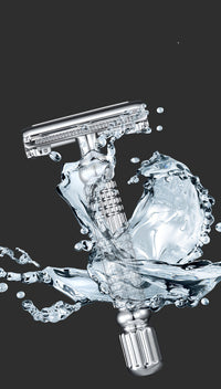 HKM-069843 Classic Double-Sided Manual Razor for Precision Beard Shaving