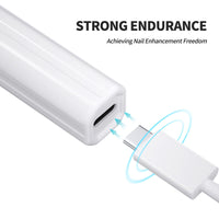 HKM-151763 Portable Handheld Manicure Phototherapy Lamp with Three White LED Lights