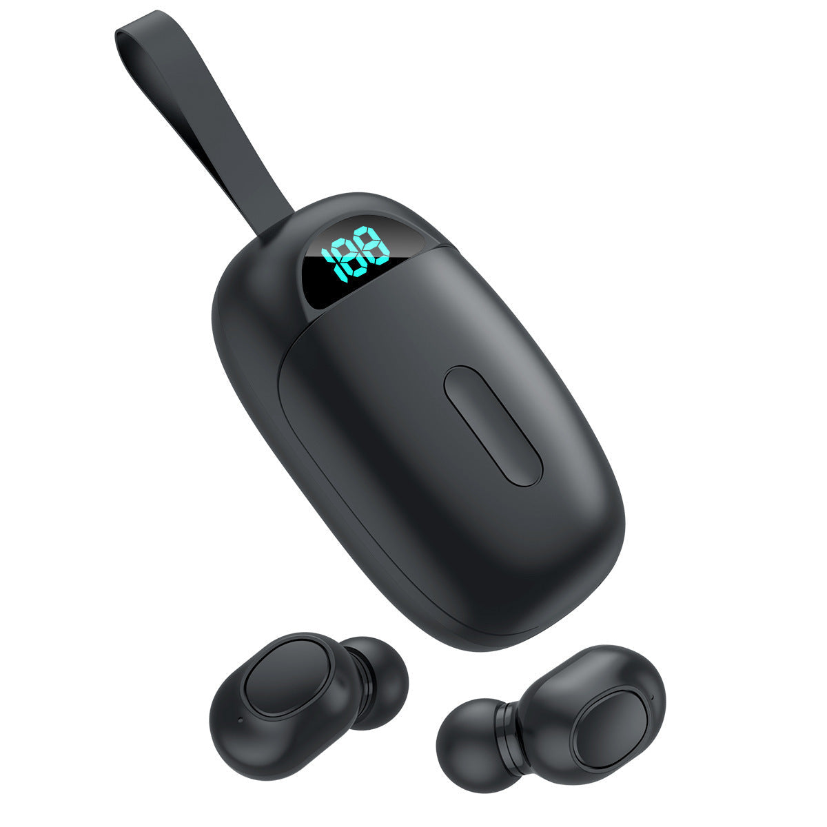 KTX-475987 Binaural Stereo Wireless Earbuds with Bluetooth 5.0 and Call Function
