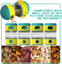 HKM-062227 Interactive Slow Feeder Puzzle Toy for Dogs - Adjustable Treat Dispenser Ball for Mind and Body Stimulation