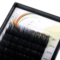 HKM-813779 Natural Grafted Eyelashes - Soft, Realistic, and Lightweight Curling Lashes (Length: 8mm-15mm)