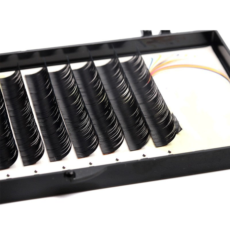 HKM-813779 Natural Grafted Eyelashes - Soft, Realistic, and Lightweight Curling Lashes (Length: 8mm-15mm)