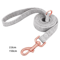 HKM-720723 Adjustable Pet Dog Collar with Engraving and Anti-Lost Features, Non-Woven Fabric, Size S-L