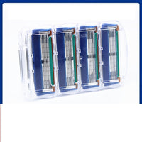 HKM-970387 Triple Layer Vintage Manual Razor Blades - 4 Pack