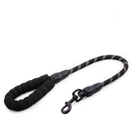 HKM-622099 Reflective Nylon Dog Rope with Extension Chain for Large Dogs