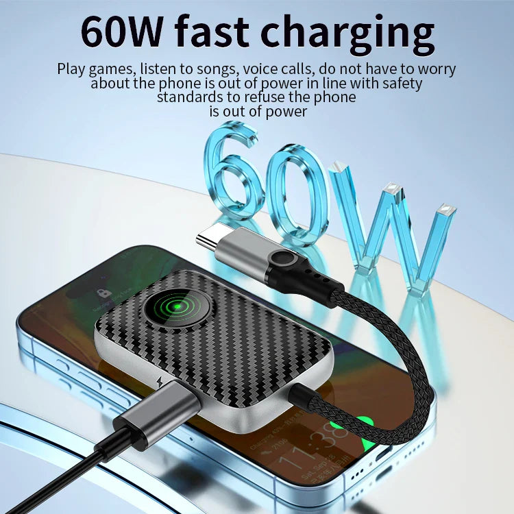 KTX-064083 USB-C to 3.5mm Dual Function Audio Adapter with Charging for iPhone 15 and Samsung Devices