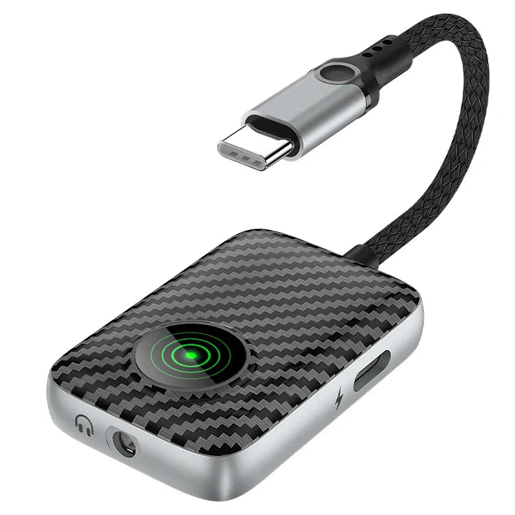 KTX-064083 USB-C to 3.5mm Dual Function Audio Adapter with Charging for iPhone 15 and Samsung Devices