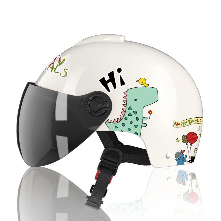 KTX-759571 Children's Electric Cartoon Battery-Powered Safety Helmet