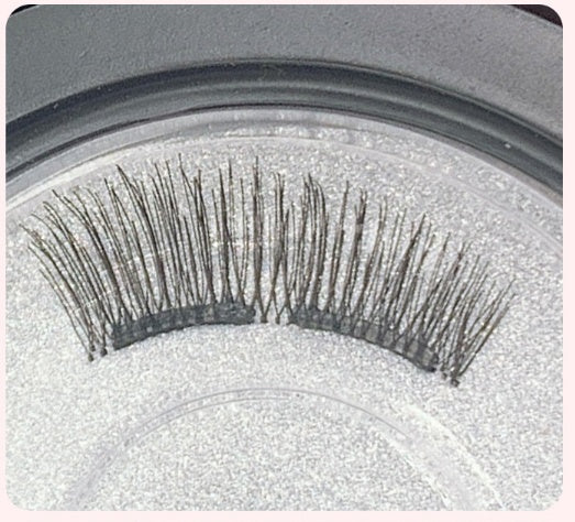 HKM-878163 Soft Magnetic False Eyelash Set with Iron Clip - 1 Pair Soft, 2 Pairs Hard, and Eyelash Curler Included