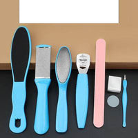 HKM-280531 Foot Care Pedicure Knife for Callus Removal and Dead Skin Scraping - Sky Blue