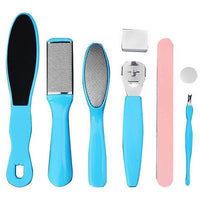 HKM-280531 Foot Care Pedicure Knife for Callus Removal and Dead Skin Scraping - Sky Blue