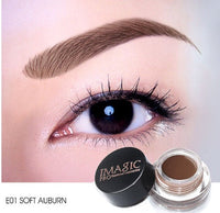 HKM-011219 Eyebrow Cream with 6 Ribbon Brush Head for Enhanced Definition and Color