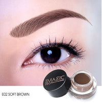 HKM-011219 Eyebrow Cream with 6 Ribbon Brush Head for Enhanced Definition and Color