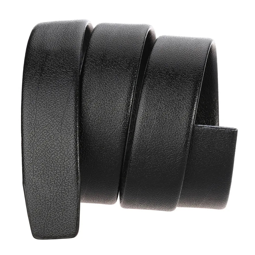 HKM-163347 Durable Microfiber Men's Belt with Simple Style - Model LY35-3353 - 5 Pieces