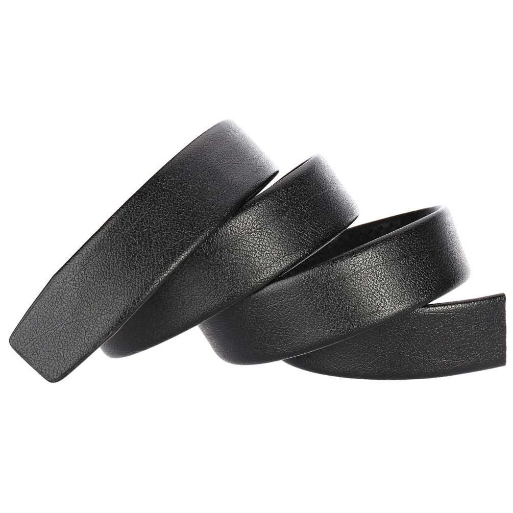 HKM-163347 Durable Microfiber Men's Belt with Simple Style - Model LY35-3353 - 5 Pieces
