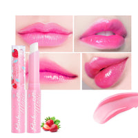 HKM-171923 Moisturizing Color-Changing Lipstick in Strawberry - Versatile 1.7g Lip Color