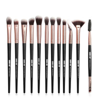 HKM-878995 13-Piece Eye Makeup Brush Set with Corrugated Silk Nylon Hair for Precision Application