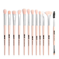 HKM-878995 13-Piece Eye Makeup Brush Set with Corrugated Silk Nylon Hair for Precision Application