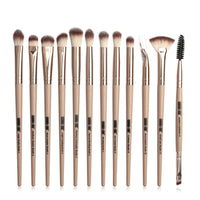 HKM-878995 13-Piece Eye Makeup Brush Set with Corrugated Silk Nylon Hair for Precision Application