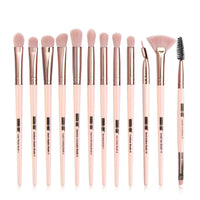 HKM-878995 13-Piece Eye Makeup Brush Set with Corrugated Silk Nylon Hair for Precision Application