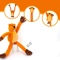 HKM-386771 Plush Dog Toy for Interactive Tug-of-War, Chewing, and Noise-Making Fun