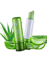 HKM-400147 Aloe Vera Color-Changing Lipstick for Moisturizing and Plumping Effects, Rose Red