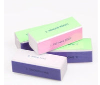 HKM-540371 Professional Nail Buffer File Tool - 9cm x 4cm x 3cm, Essential for Nail Art and Manicure Procedures