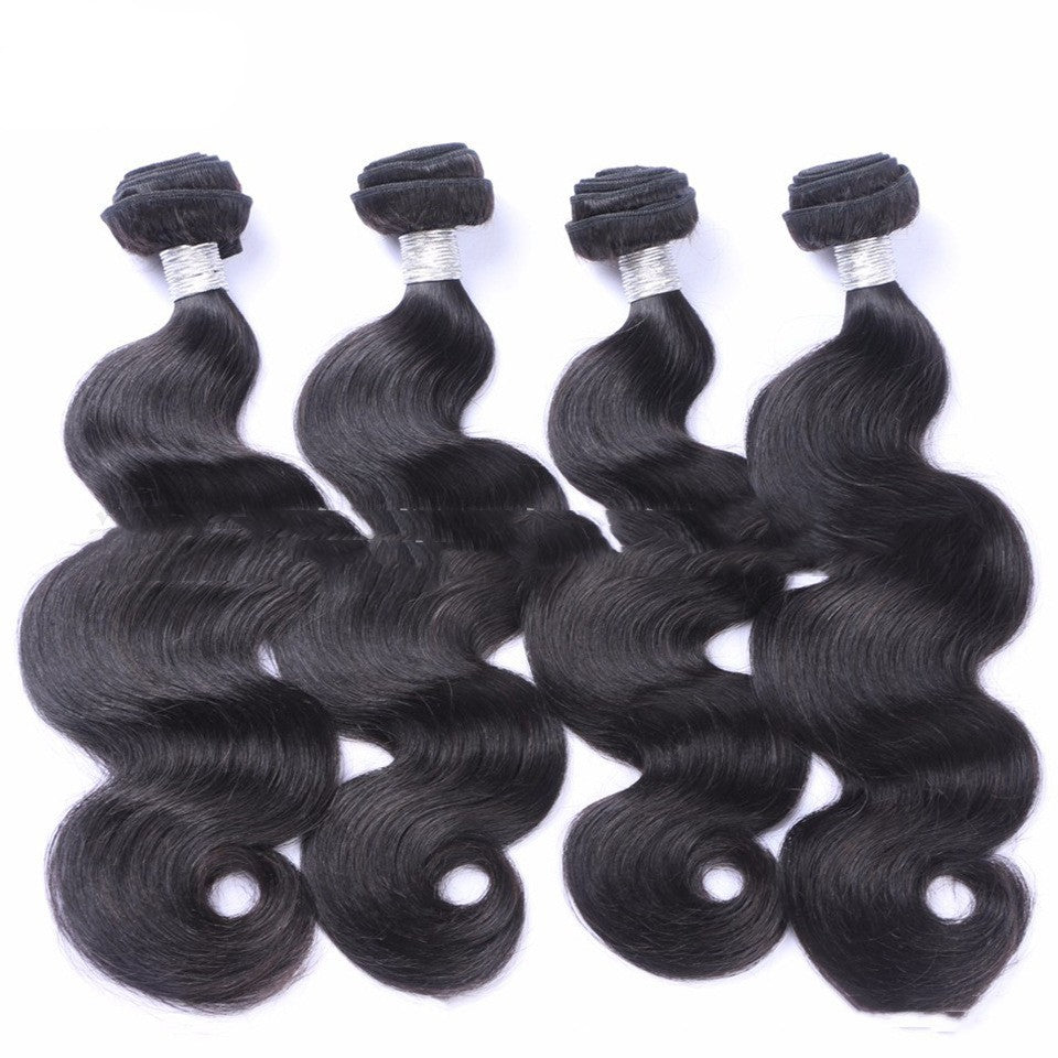 HKM-855955 Smooth Brazilian Body Wave Human Hair Wig - Available in Multiple Lengths (10" to 30")