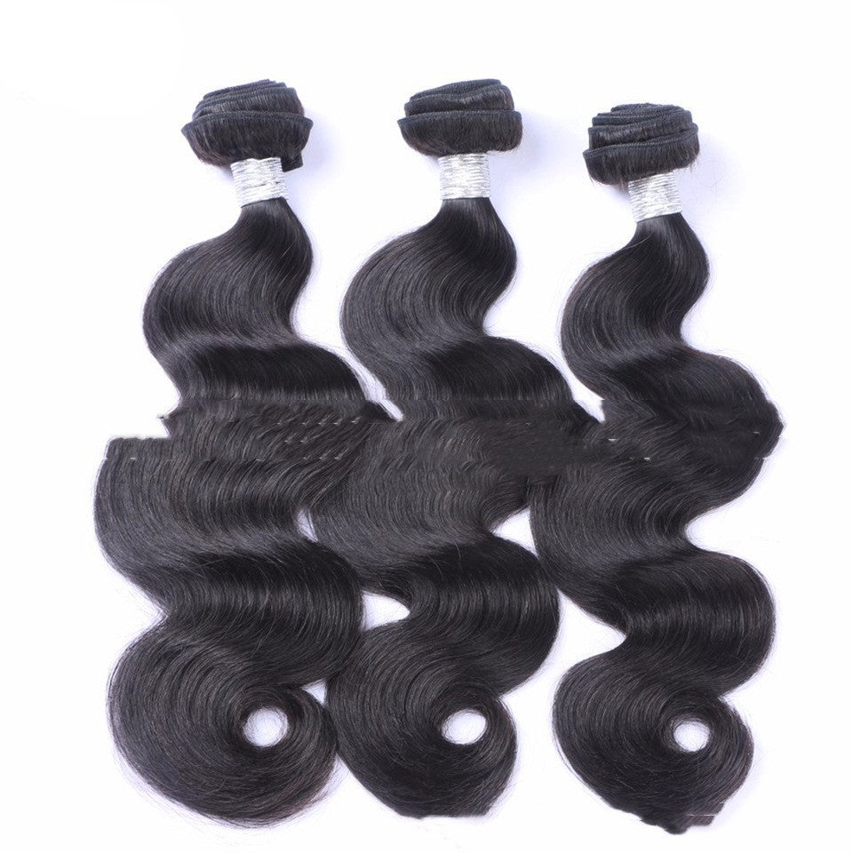 HKM-855955 Smooth Brazilian Body Wave Human Hair Wig - Available in Multiple Lengths (10" to 30")