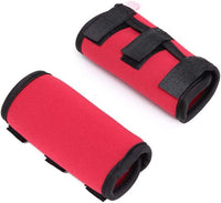 HKM-542931 Neoprene Dog Knee Protective Gear - Non-Slip, Warm & Wear-Resistant Thigh Protectors in Black, Red & Blue
