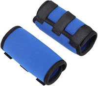 HKM-542931 Neoprene Dog Knee Protective Gear - Non-Slip, Warm & Wear-Resistant Thigh Protectors in Black, Red & Blue