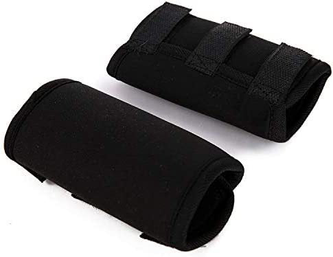 HKM-542931 Neoprene Dog Knee Protective Gear - Non-Slip, Warm & Wear-Resistant Thigh Protectors in Black, Red & Blue