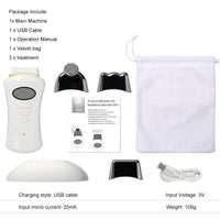 HKM-852179 Skin Care Beauty Instrument with Adjustable Gears and Three Heads for Personalized Treatments