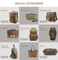 HKM-776595 Leisure Oil Wax Canvas Travel Handbag with Large Capacity for Outdoor Adventures