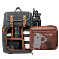 HKM-909267 Large Capacity Outdoor SLR Camera Backpack for Travel and Storage