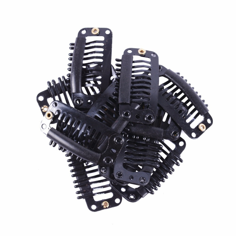HKM-838995 Stainless Steel Wig Clips for Medium and Long Hair Extensions and Pieces