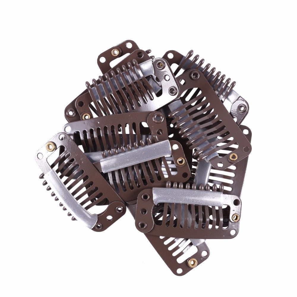 HKM-838995 Stainless Steel Wig Clips for Medium and Long Hair Extensions and Pieces