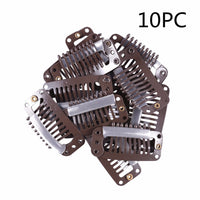 HKM-838995 Stainless Steel Wig Clips for Medium and Long Hair Extensions and Pieces
