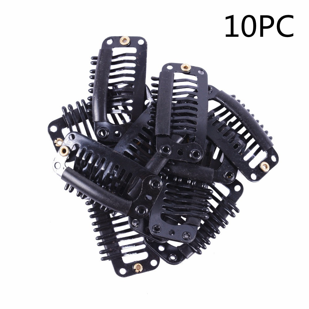 HKM-838995 Stainless Steel Wig Clips for Medium and Long Hair Extensions and Pieces