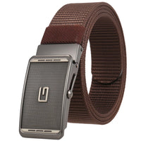 HKM-946323 Men's Nylon Braided Formal Belt - Durable and Stylish Accessory