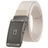 HKM-946323 Men's Nylon Braided Formal Belt - Durable and Stylish Accessory