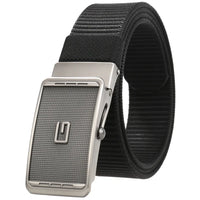 HKM-946323 Men's Nylon Braided Formal Belt - Durable and Stylish Accessory