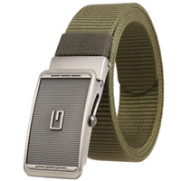 HKM-946323 Men's Nylon Braided Formal Belt - Durable and Stylish Accessory