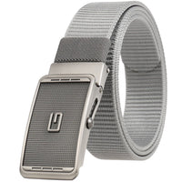 HKM-946323 Men's Nylon Braided Formal Belt - Durable and Stylish Accessory