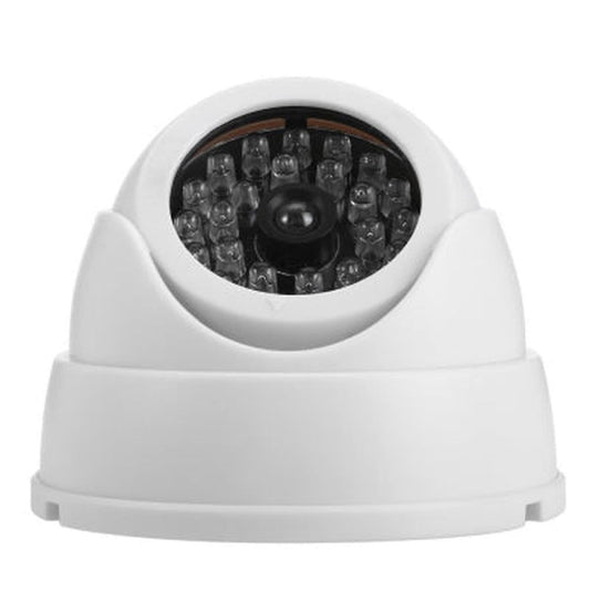 KTX-403731 Realistic Dummy Fisheye Security Camera with Flashing LED Light