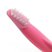 HKM-317331 Dog Toothbrush with Nylon Brush Head and ABS Handle for Effective Dental Care